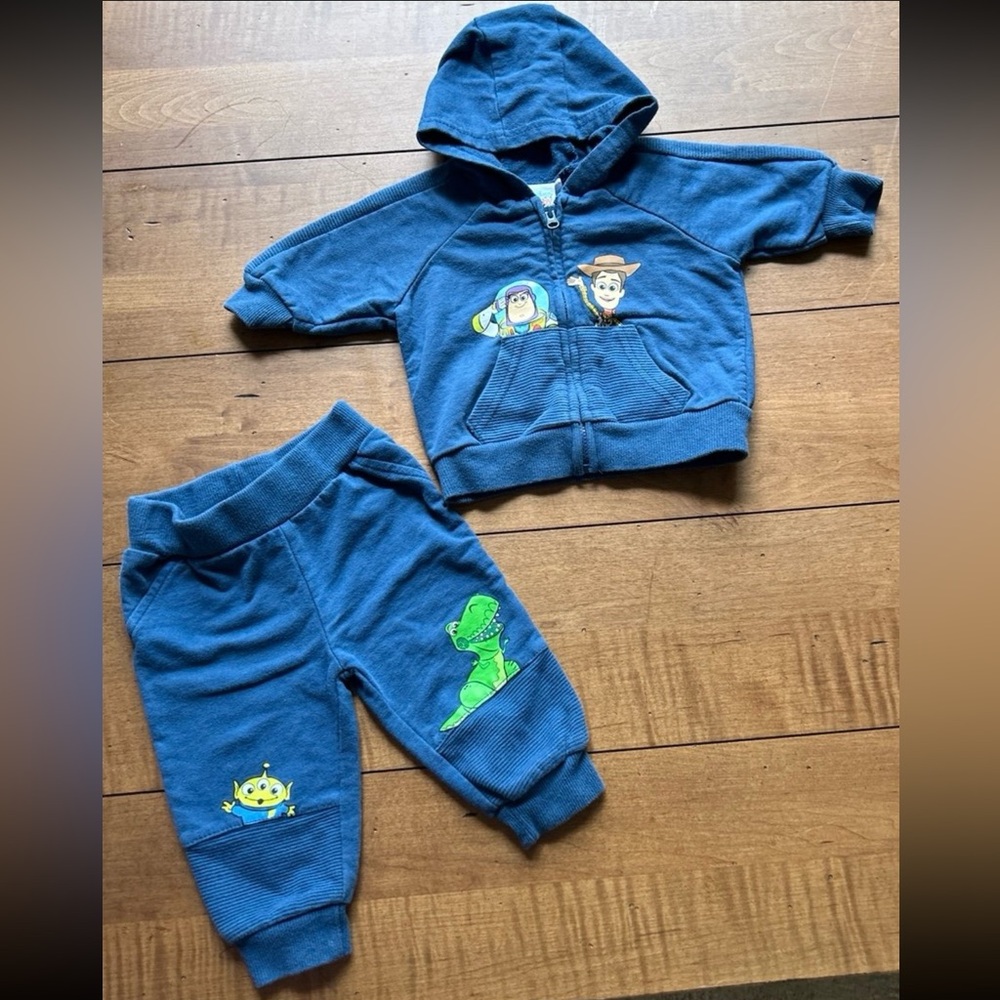 Blue Toy Story Hoodie and Pants Set